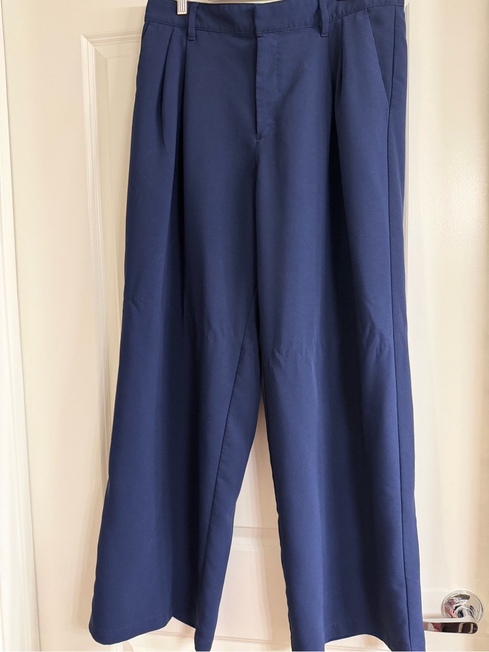 GAP Navy Wide-Leg Trousers